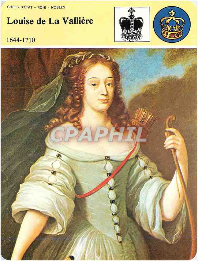 Fiche illustree Louise de La Valliere La douce pecheresse 