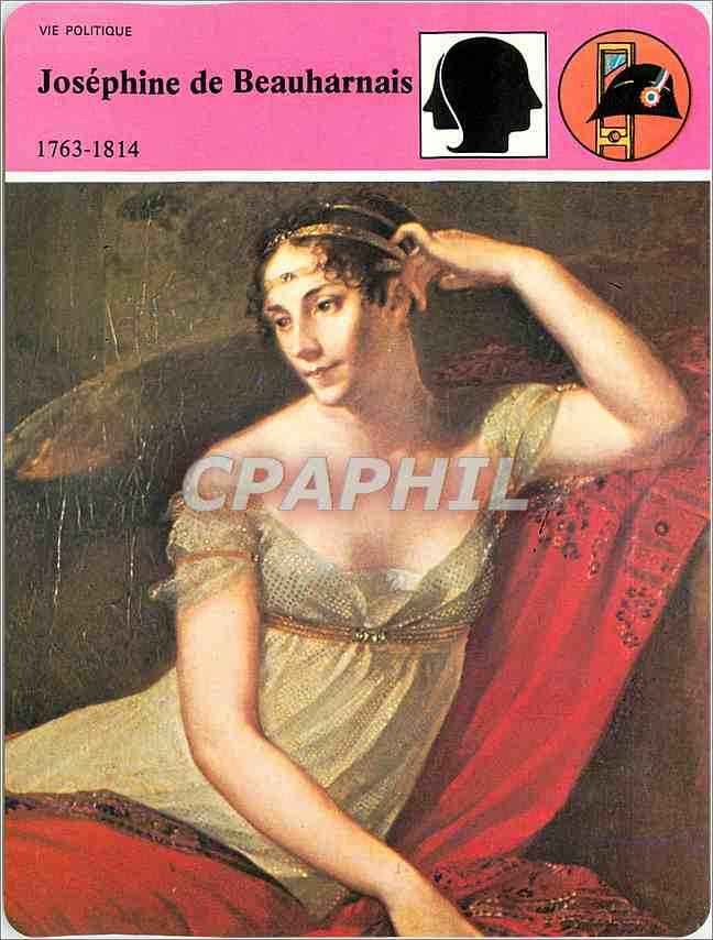 Fiche illustree Josephine de Beauharnais L'oiseau des iles 