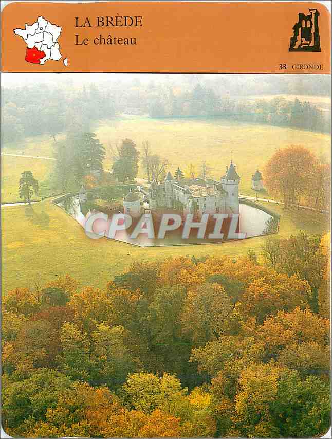 Fiche illustree La Brede Le chateau 
