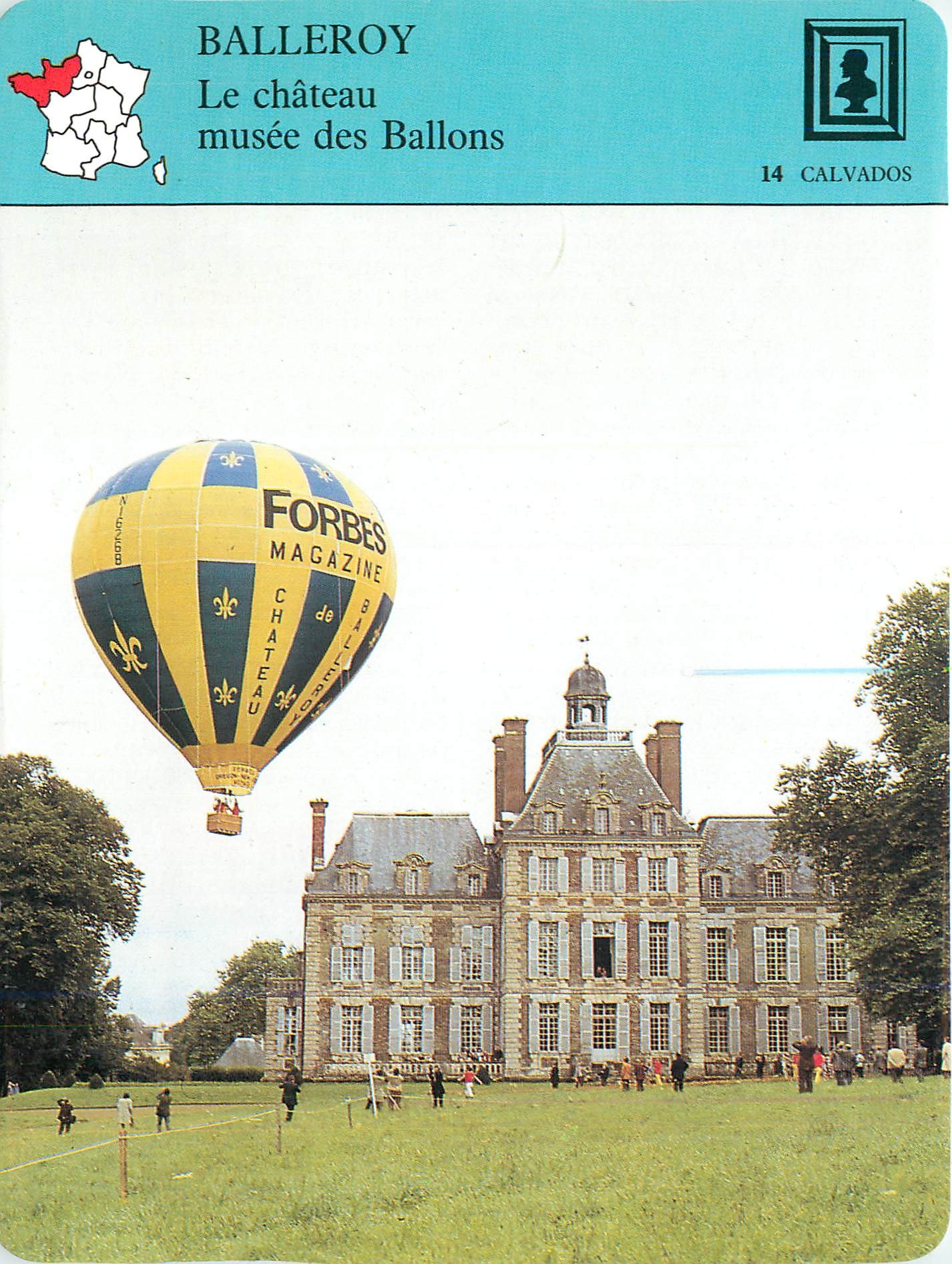 Fiche illustree Balleroy Le chateau musee des Ballons 
