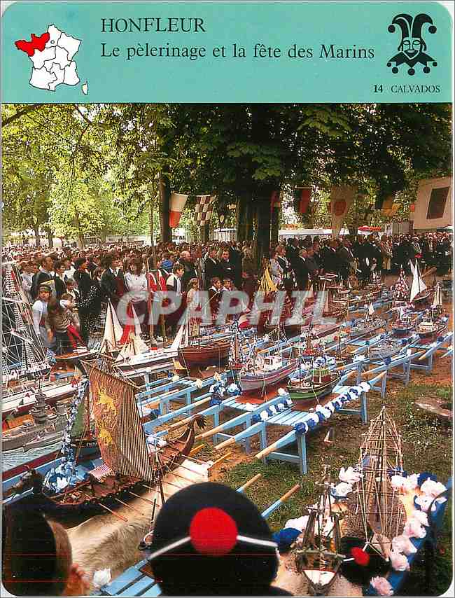 Fiche illustree Honfleur Le pelerinage et la fete des Marins 