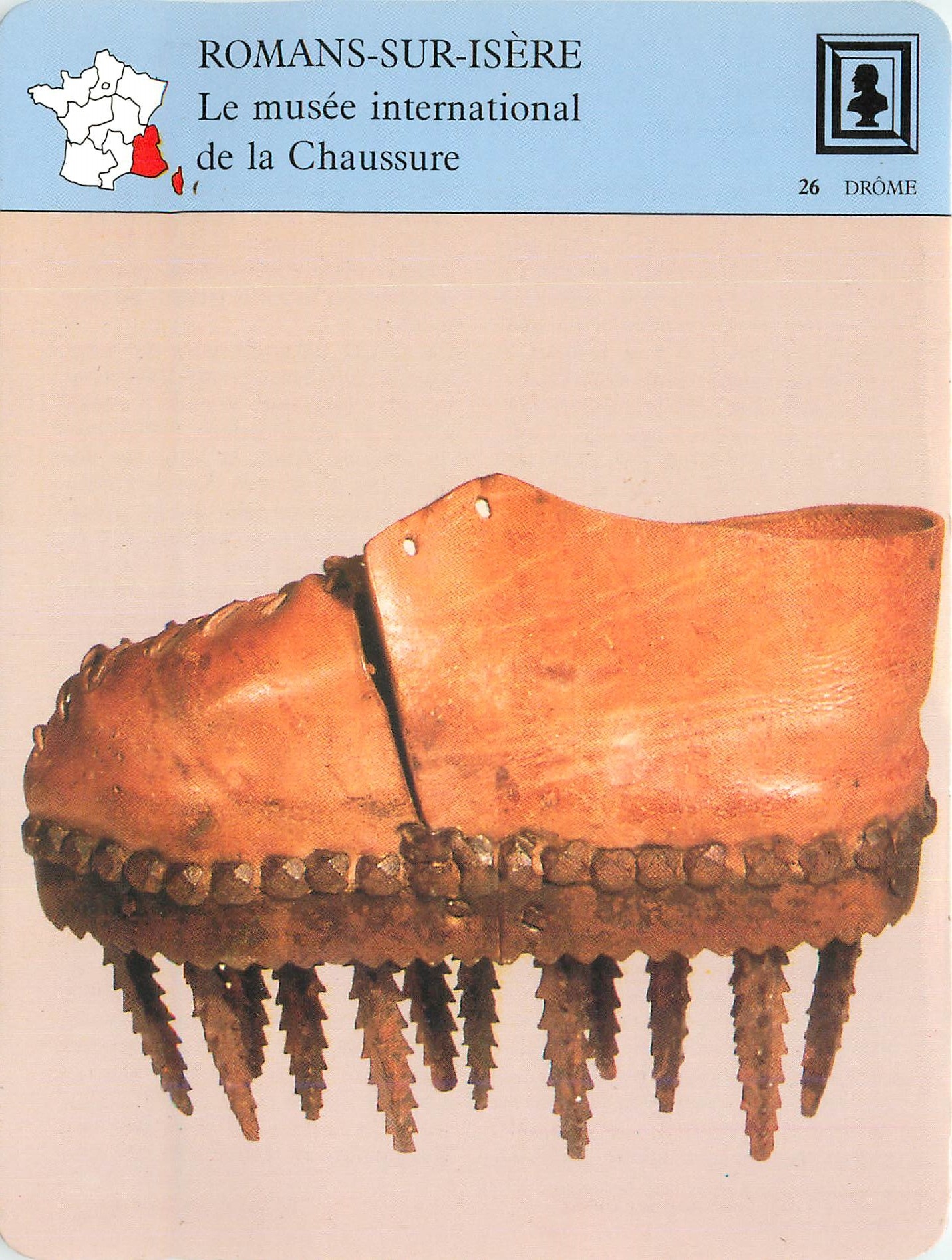 Fiche illustree Romans sur Isere Le musee international de la Chaussure 