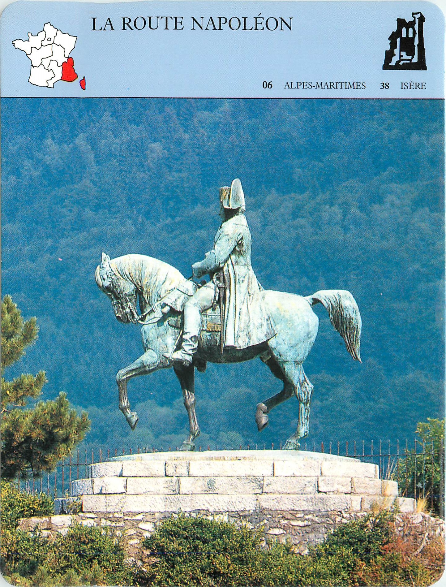 Fiche illustree La Route Napoleon Alpes Maritimes Isere 