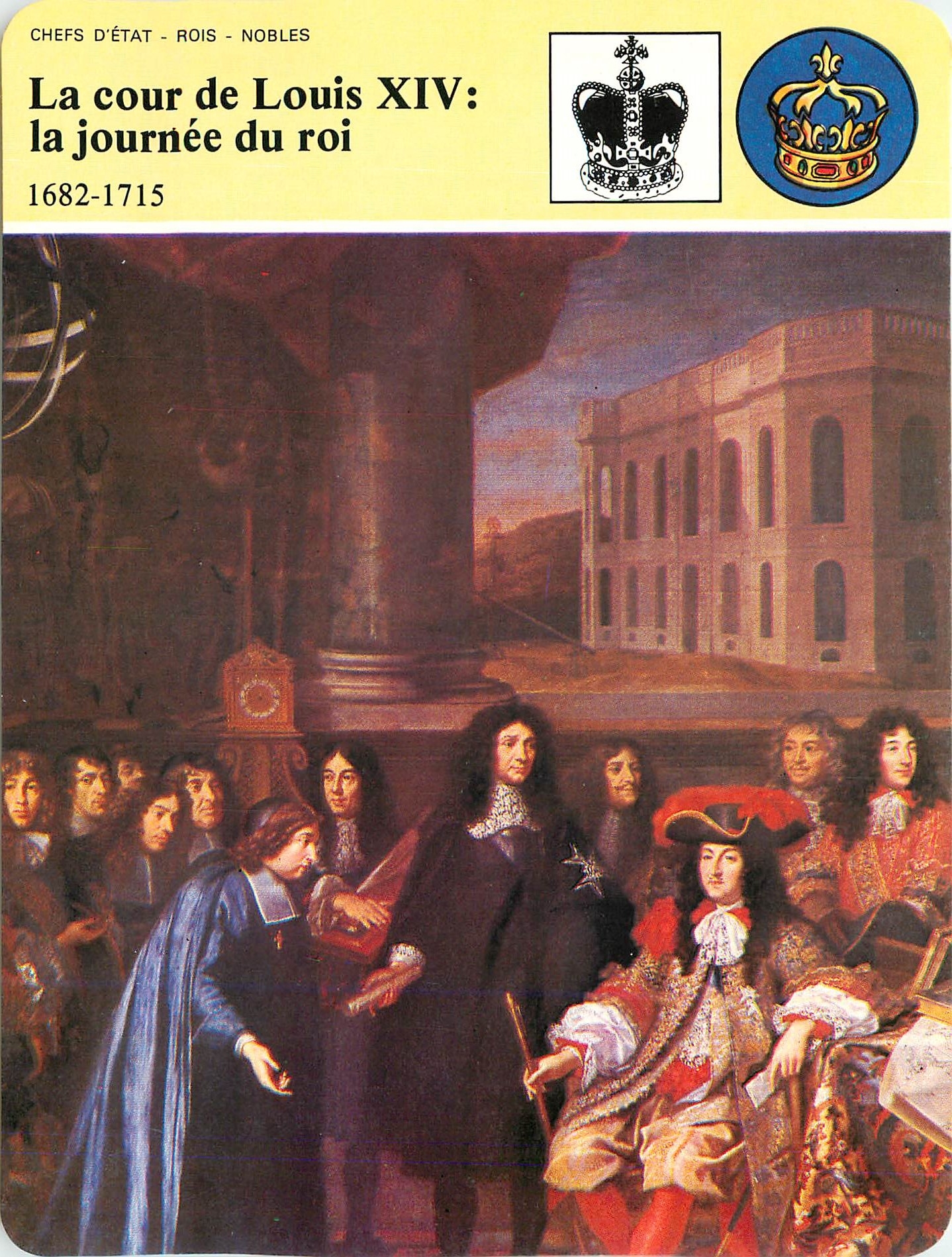 Fiche illustree La cour de Louis XIV la journee du roi Les servitudes de l'etiquette 