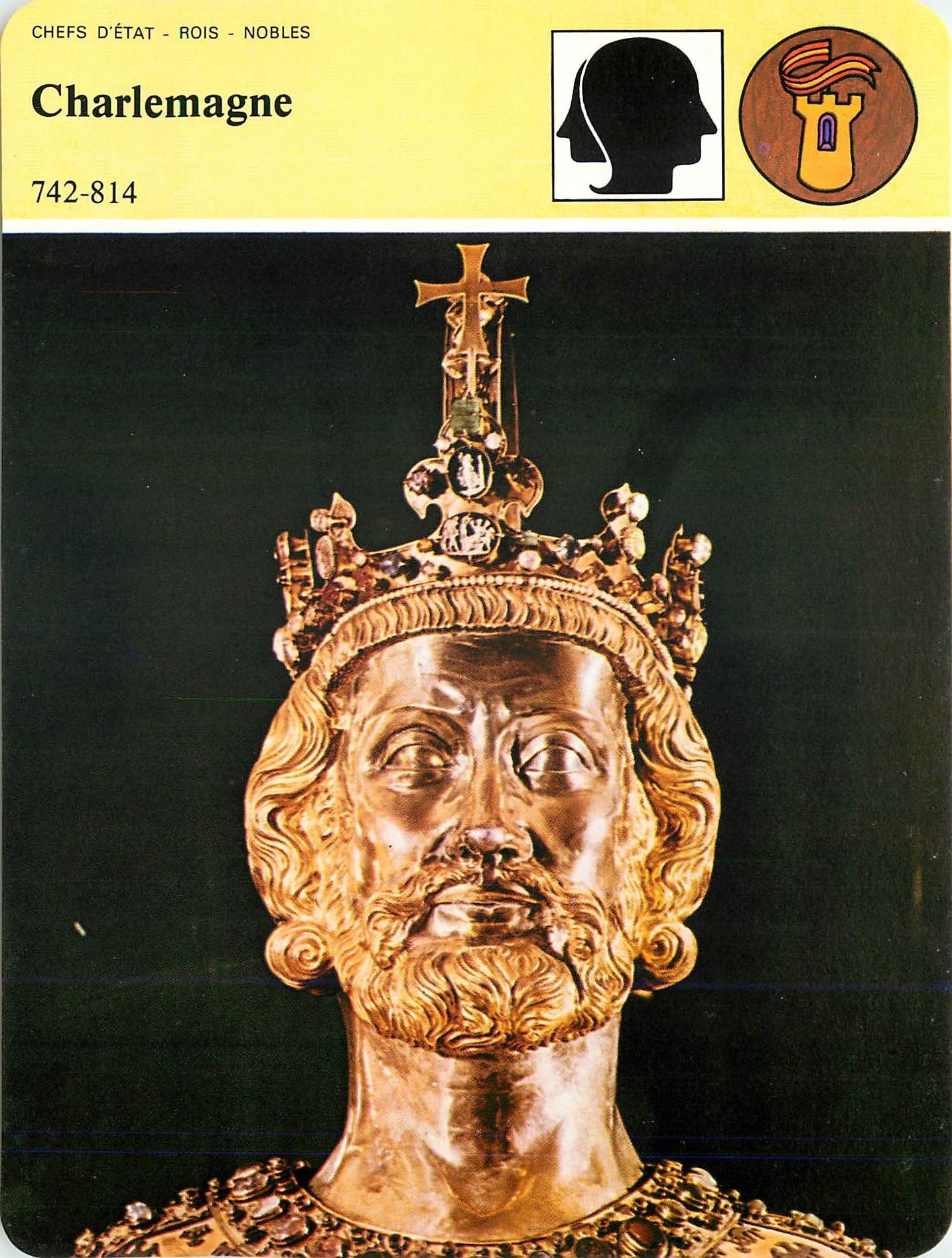 Fiche illustree Charlemagne Le pere de l'Europe 