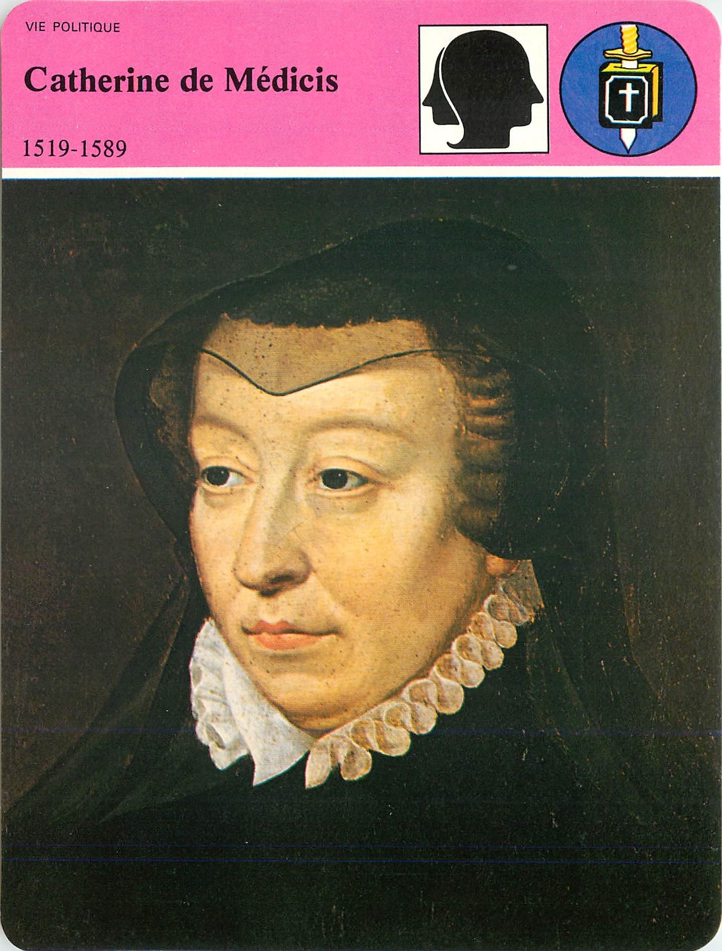 Fiche illustree Catherine de Medicies Vous avez coupe maintenant il faut recoudre 