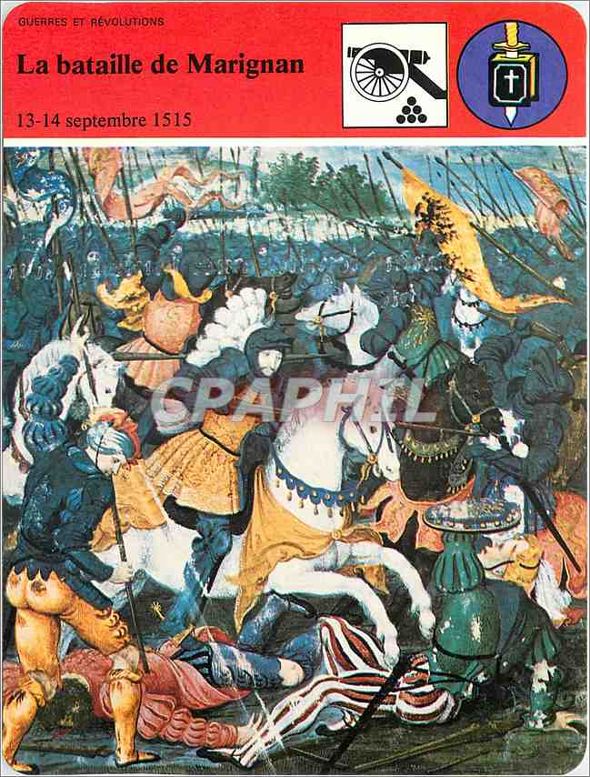 Fiche illustree La bataille de Marignan Le combat des geants 