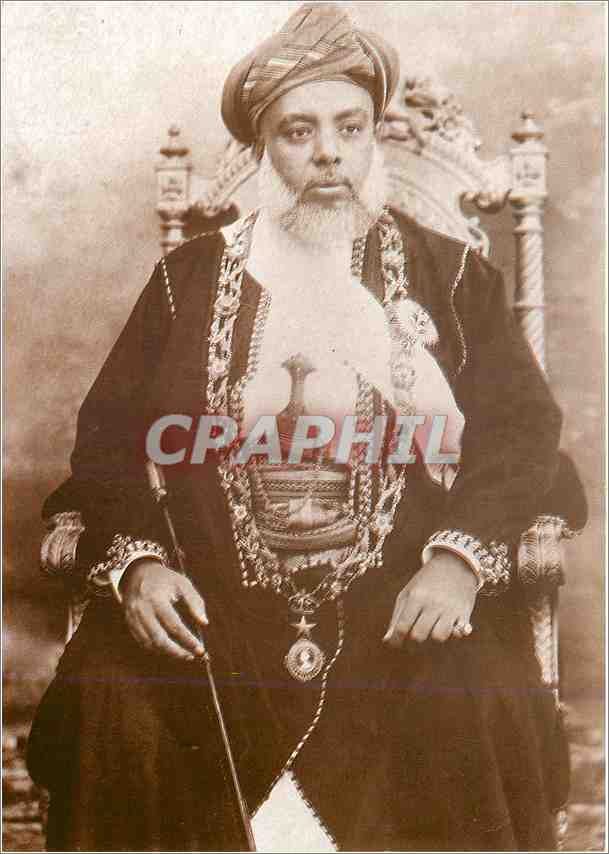 CPM Seyyid Humoud bin Muhammad Ruler of Zanzibar who was placed on the throne after the Bombardment 