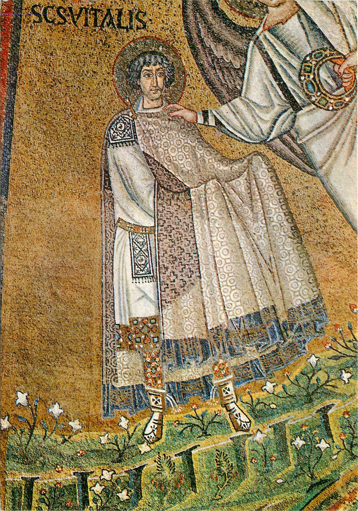 CPM Ravenna Vue de l'abside Detail de Saint Vital 