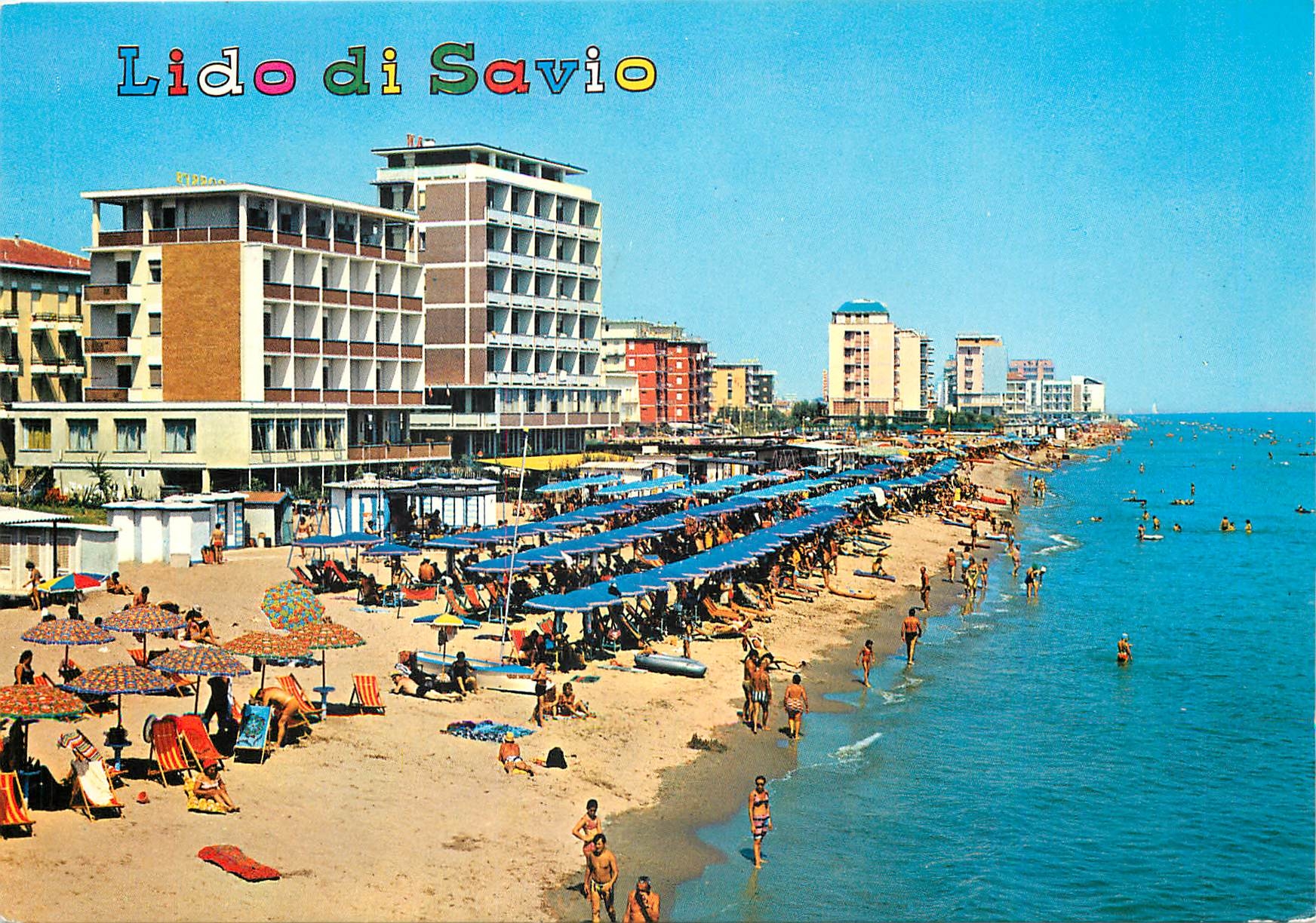 CPM Lido di Savio Ravenna La plage 