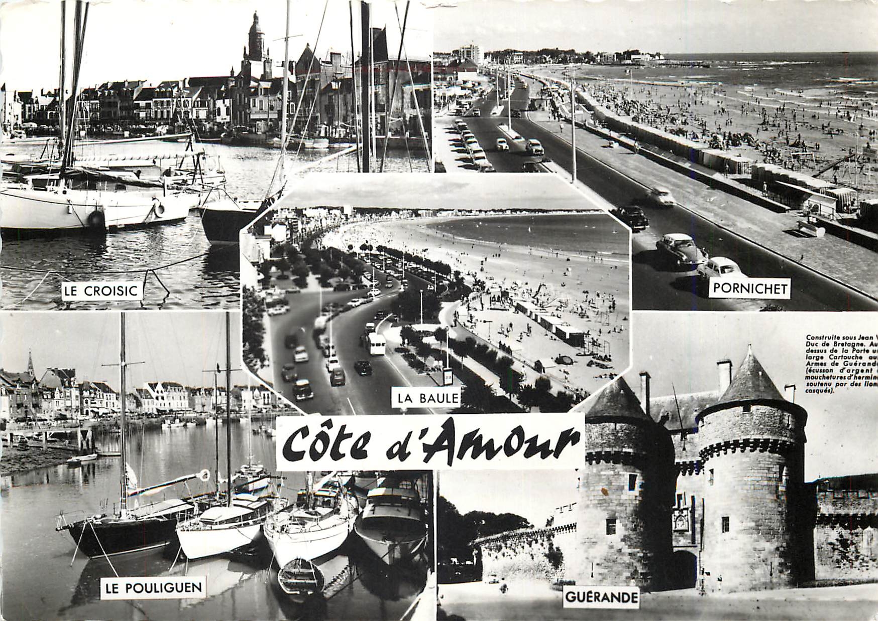 CPM Cote d'Armour Le Croisic Pornichet La Baule Le Pouliguen Guerande 