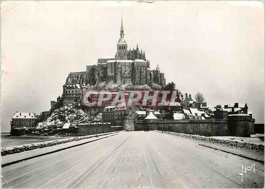 Mont Saint-Michel — sous la neige — Éditions d'Art, Mont Saint-Michel (Manche)