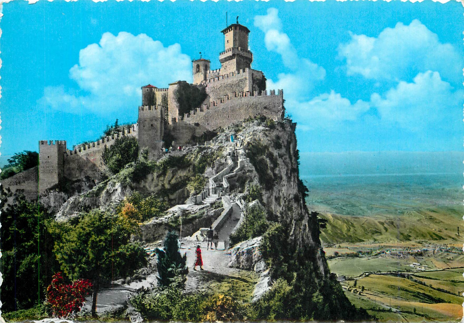 CPM La forteresse et le pont de passage 
