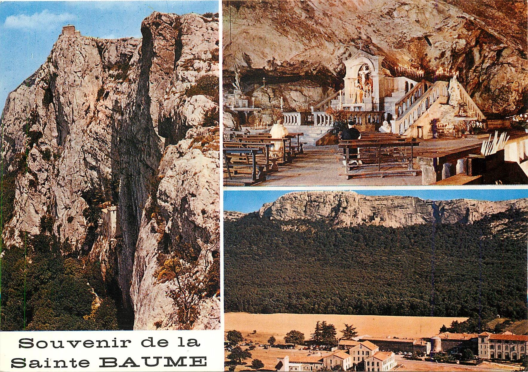 CPM La Sainte Baume Souvenir de la Grotte Votive de Sainte Marie Madeleine 
