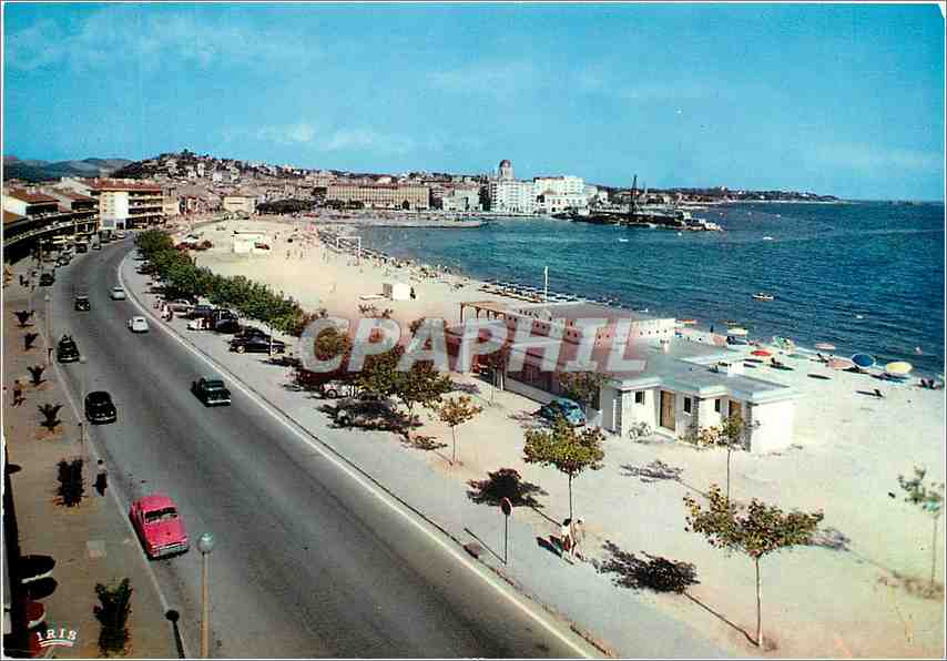CPM La Cote d'Azur French Riviera Frejus Plage et Saint Raphael Var 