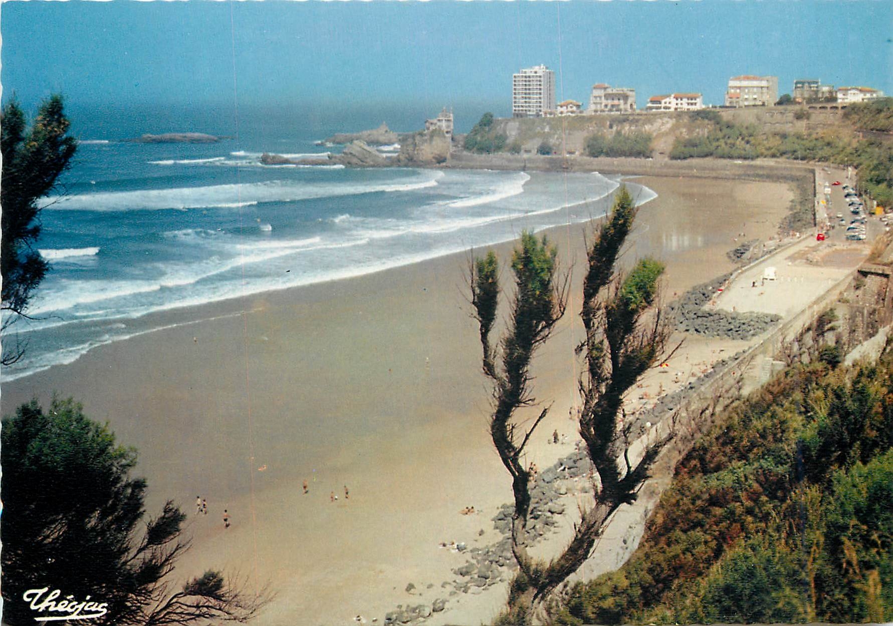 Plage de Biarritz — La Côte Basque — Éditions Théojac, n°27