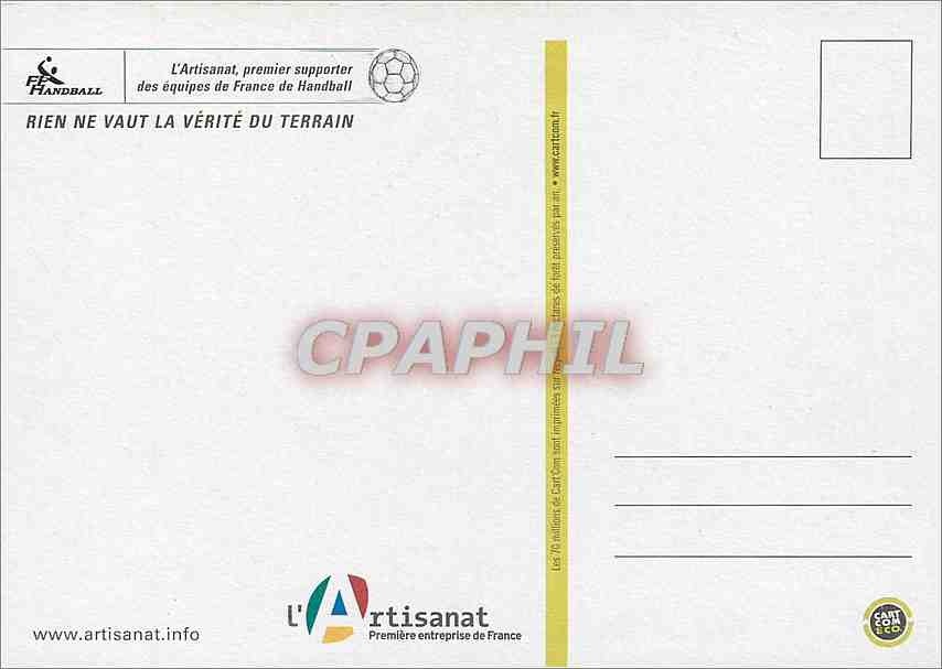 CPM C'est au pied du mur que l'on voit les pros Hand Ball Hand-Ball Pierre Artisan Macon — Rückseite