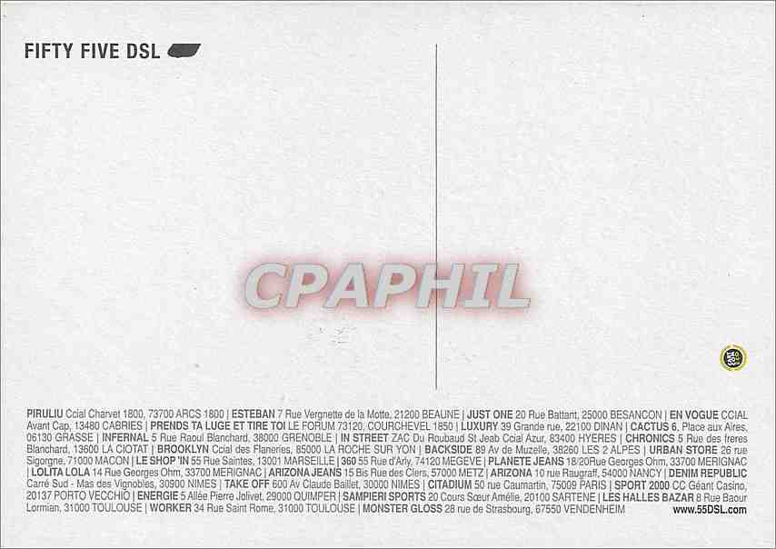 CPM Fifty five DSL 55DSL.com — Verso