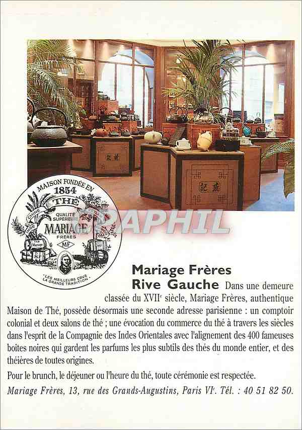 CPM Mariage Freres Rive Gauche Rue des Grands Augustins Paris