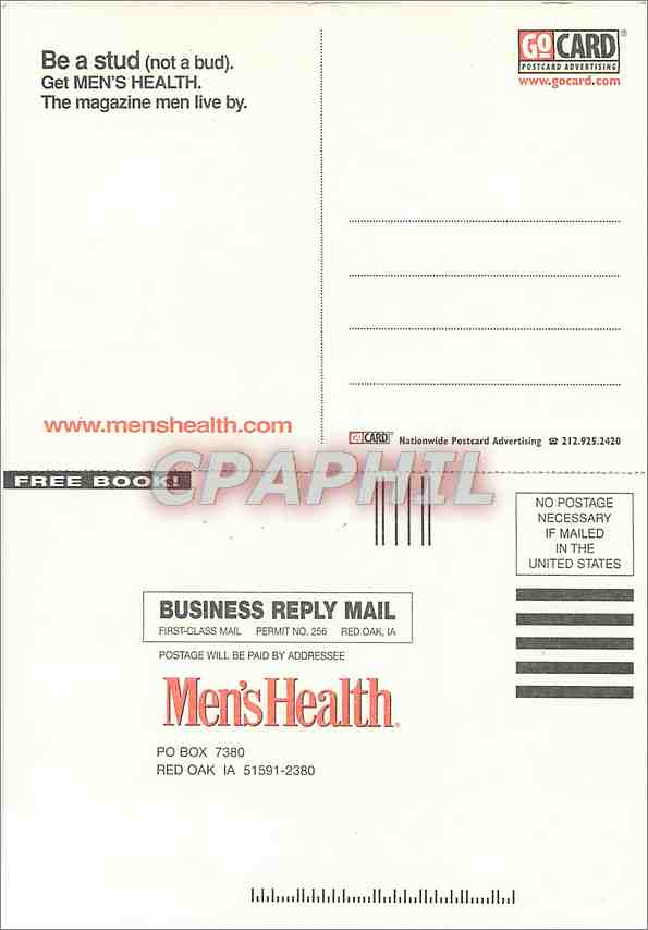 CPM Mens Health  — Verso