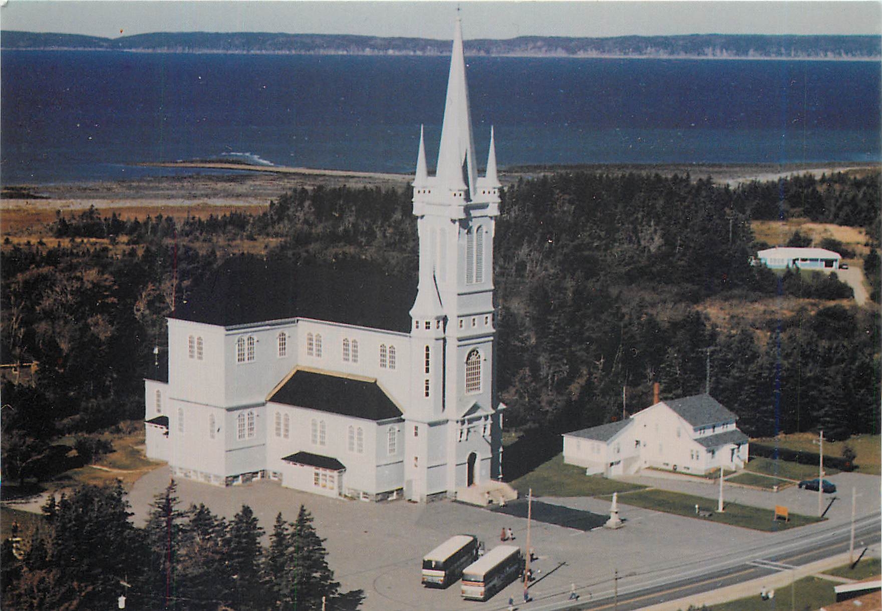 CPM Eglise Ste Marie la plus grande eglise en bois de l'Amerique du Nord 