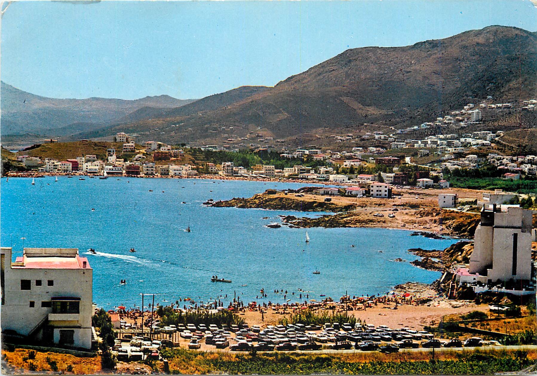 CPM Costa Brava Llansa Vista de playa Grifeu y puerto 