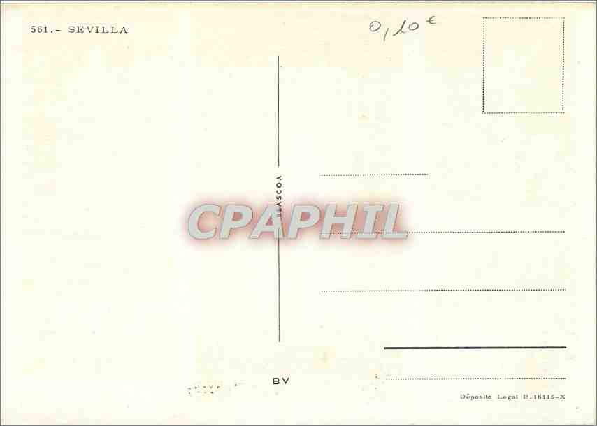 CPM Sevilla de Noche  — Rückseite