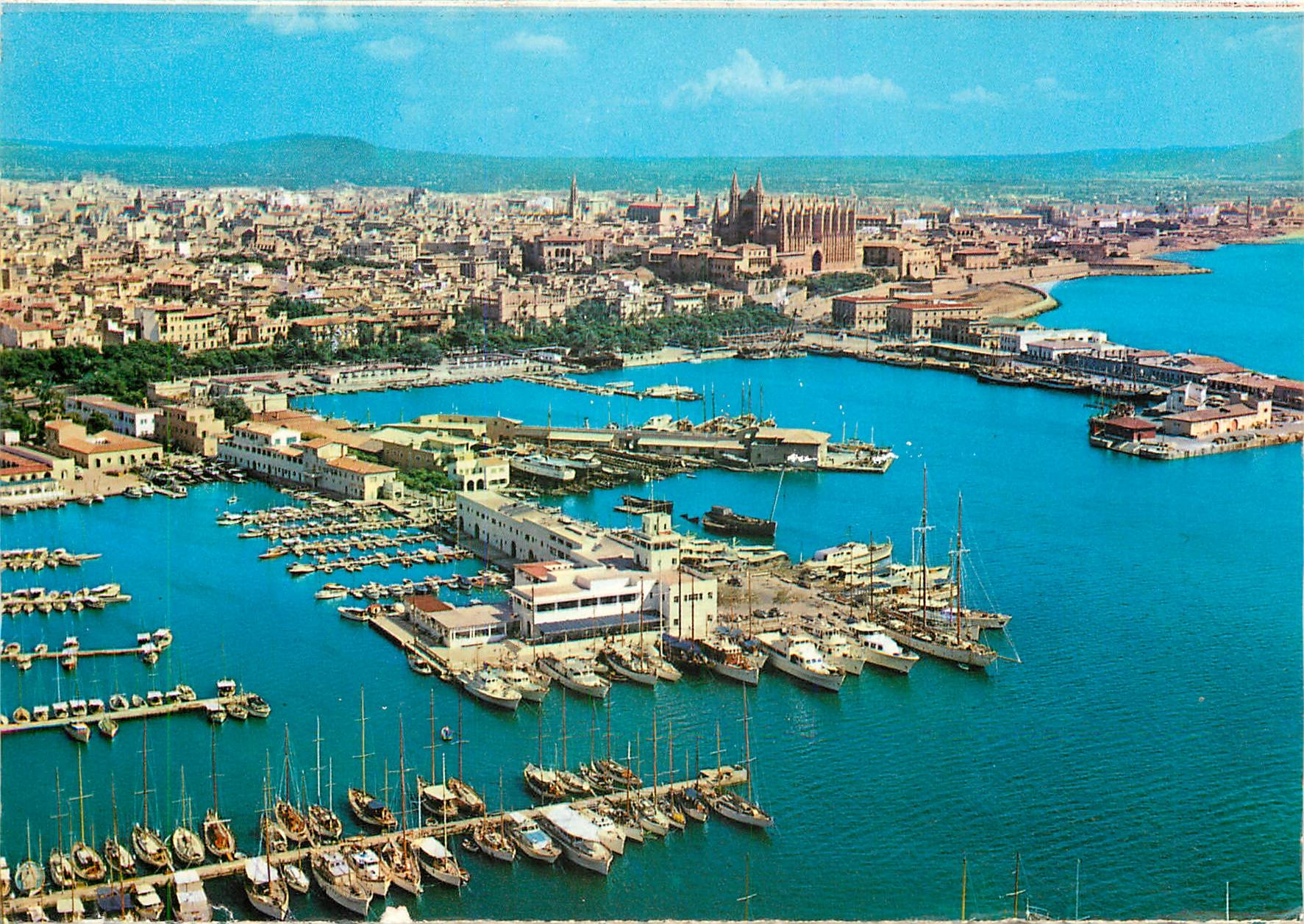 CPM Mallorca Baleares Espana Palma Vista parcial del Puerto 