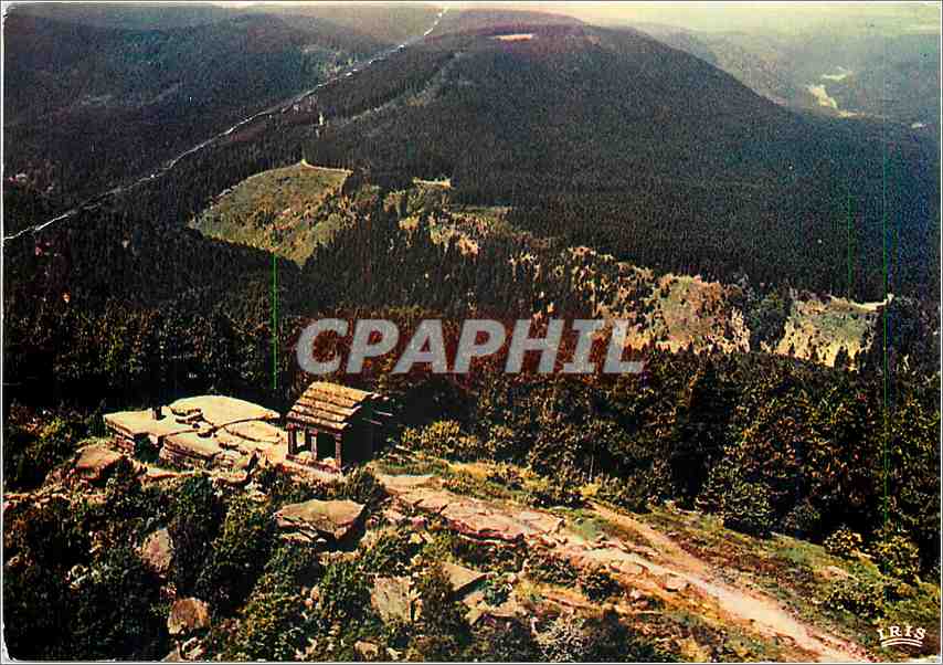 CPM Les Vosges Pittorsques Sommet du Donon Vittel Domremy Schlucht 