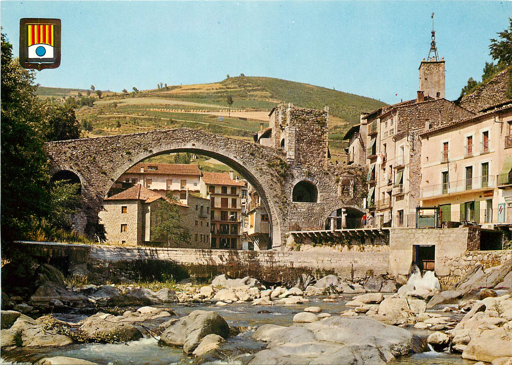 CPM Camprodon Villa de Interes Turistico Pont romanie 