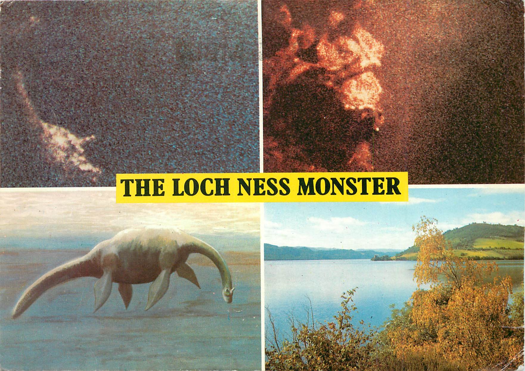 CPM The Loch Ness Monster Underwater photograph showing the body neck and fin 