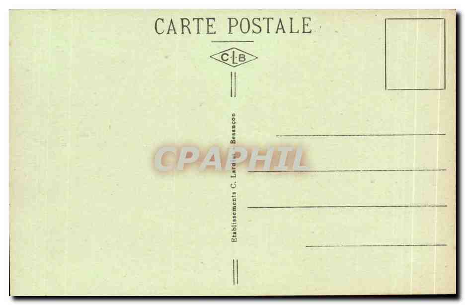 Mouchard (Jura) — Avenue de la Gare — Edit. Mitaine à Dôle, n° 18523 — Rückseite