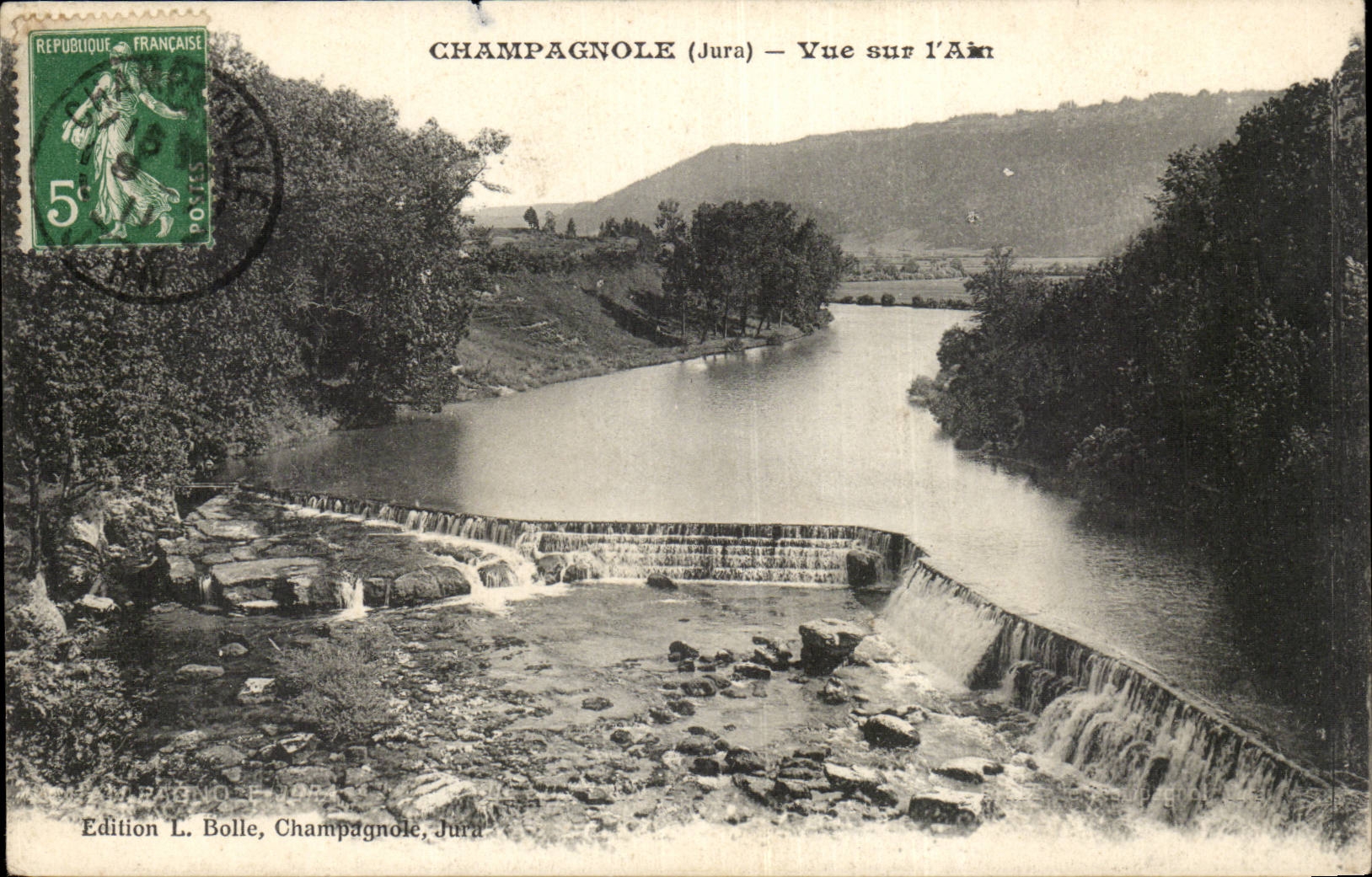 Jura- Champagnole -CPA Vue sur l'ain