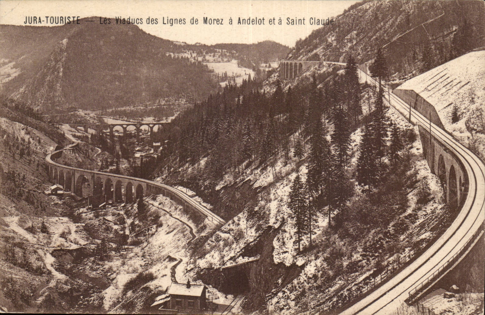 Jura -Touriste- Les Viaducs des Lignes de Morez a Andelot et a St-Claude-CPA