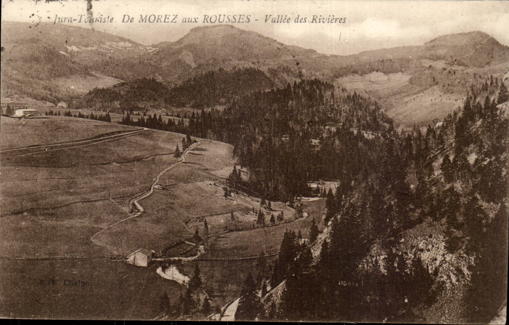 Von MOREZ nach ROUSSSES - Tal der Flüsse — Jura-Touriste, B. F. Chalton