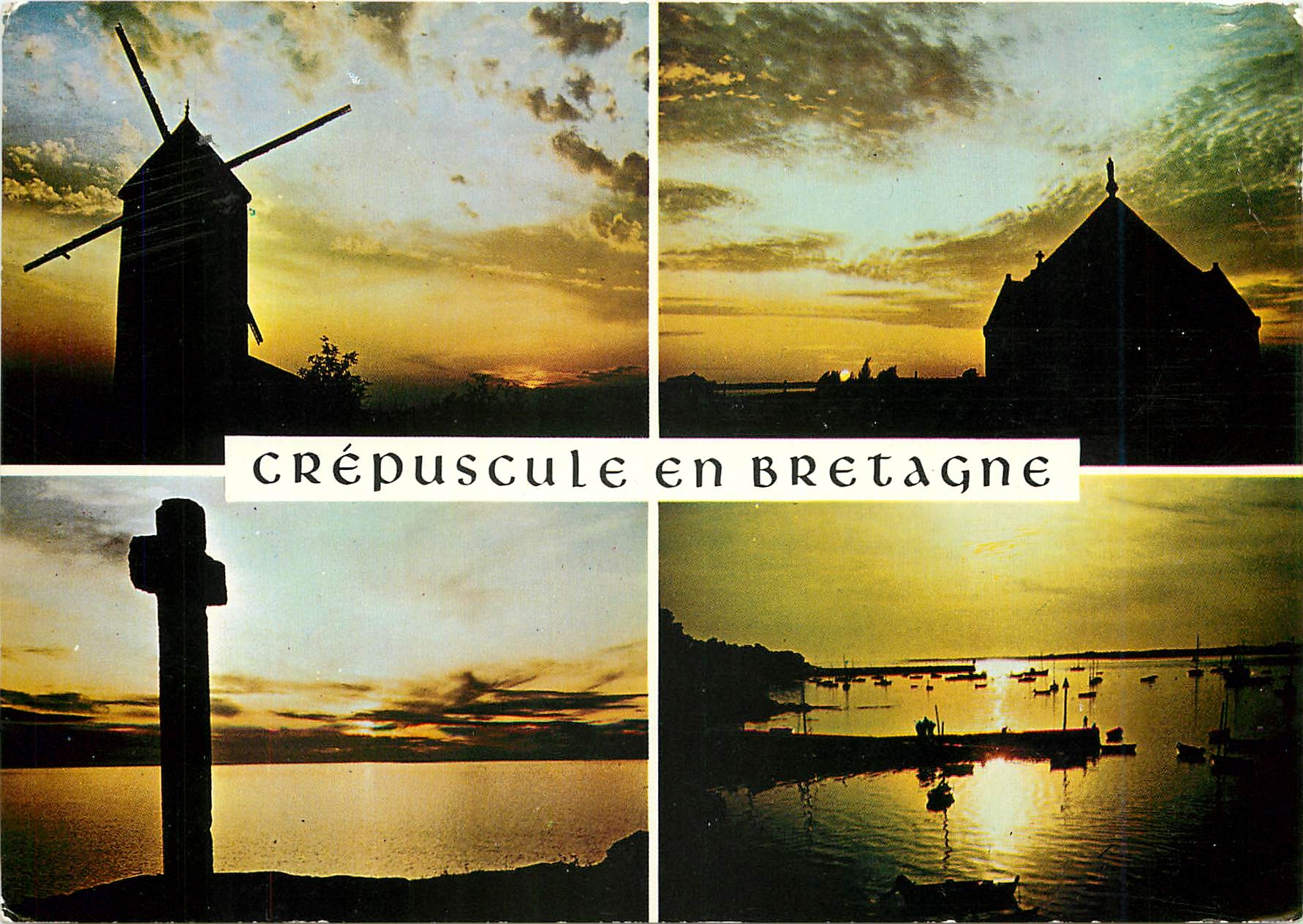 CPM La Bretagne Pittoresque Heure du Crepuscule ou tout devien mystere