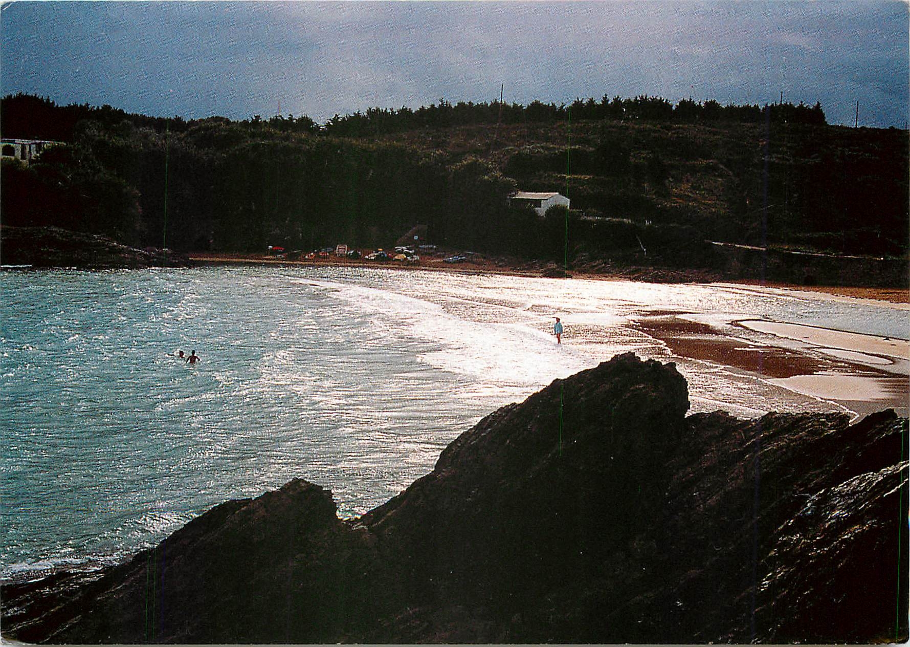 CPM Port Andro Le bain de Minuit au clair de lune
