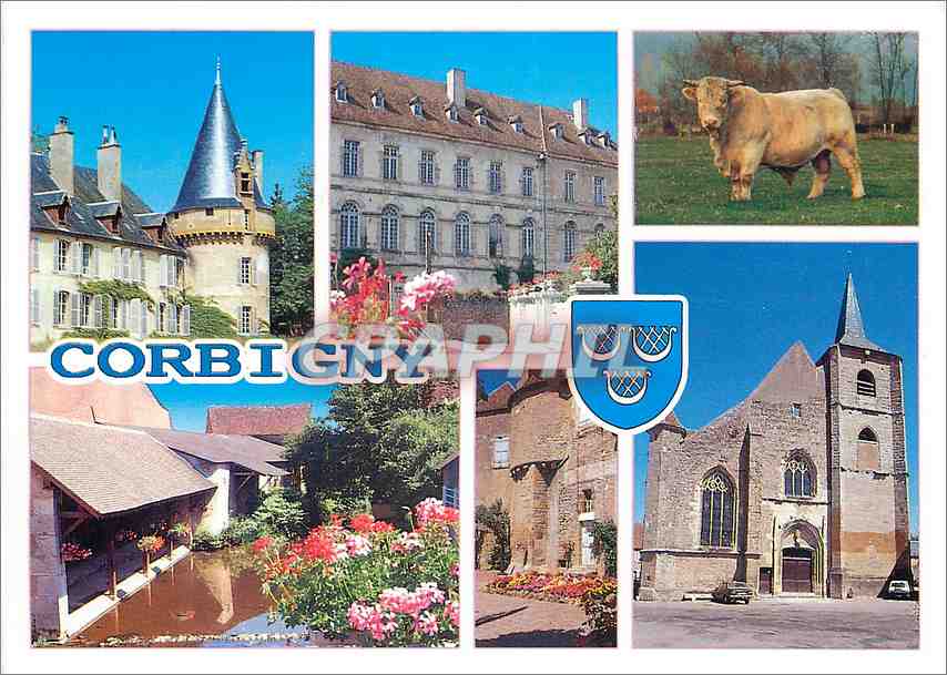CPM Corbigny (Nievre) Situe aux Confind du Morvan et du Nivrnais