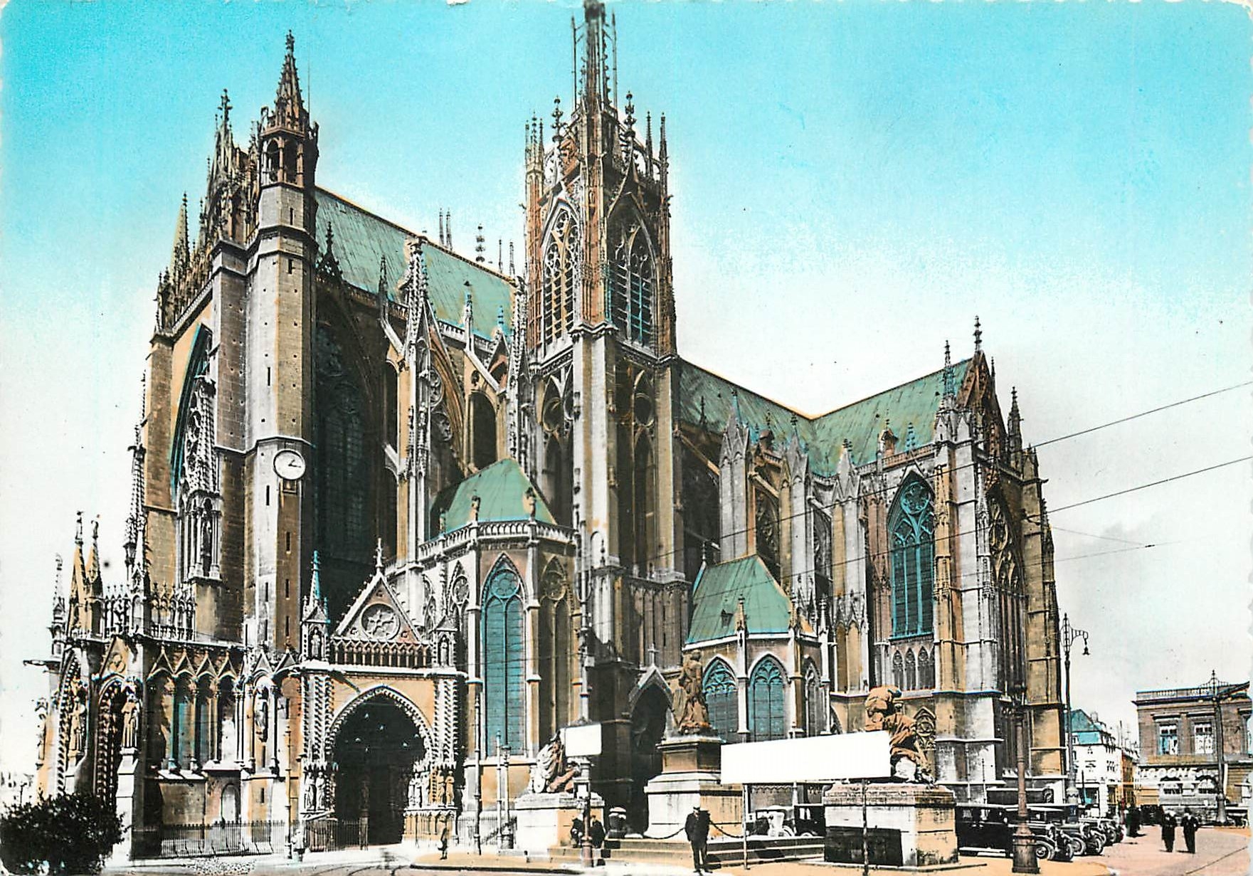 Cathédrale Notre-Dame de Metz — Façade latérale Sud-Est — Édition La Cigogne, série C