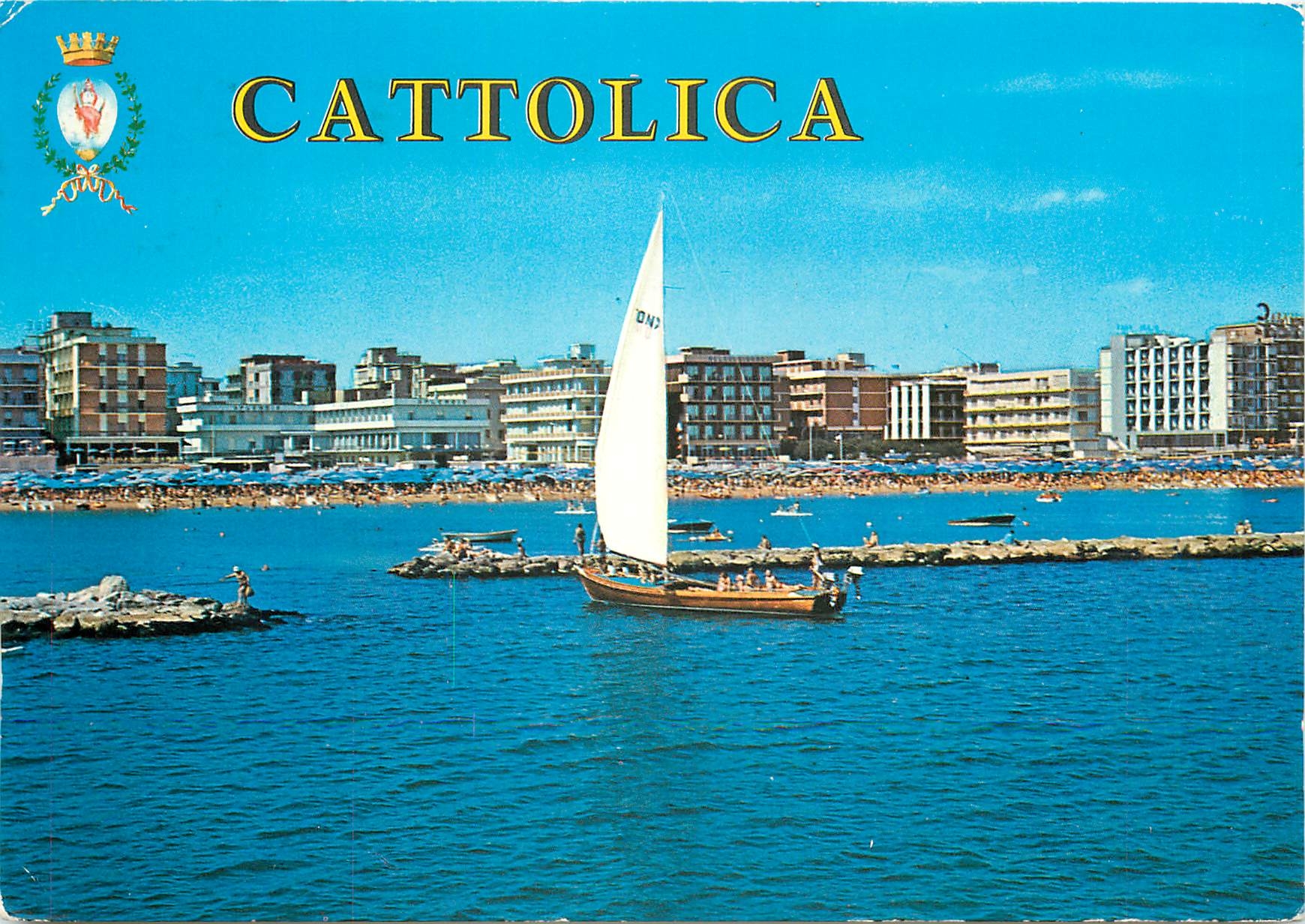 CPM Cattolica (Italie) Vue generale vue de la mer