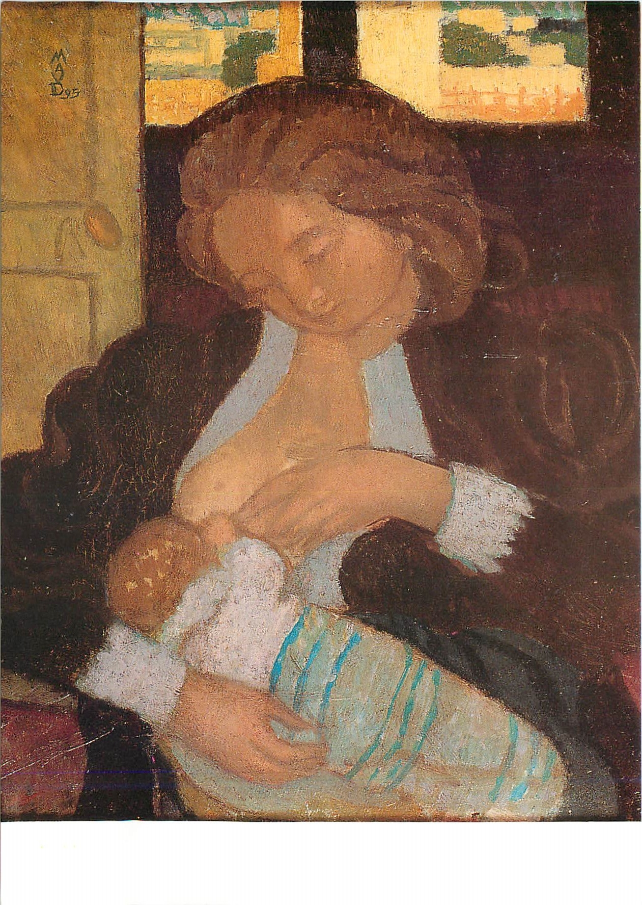Mutterliebe mit Spitzenärmeln — Maurice Denis (1870-1943) — Musée des Beaux-Arts de Rennes