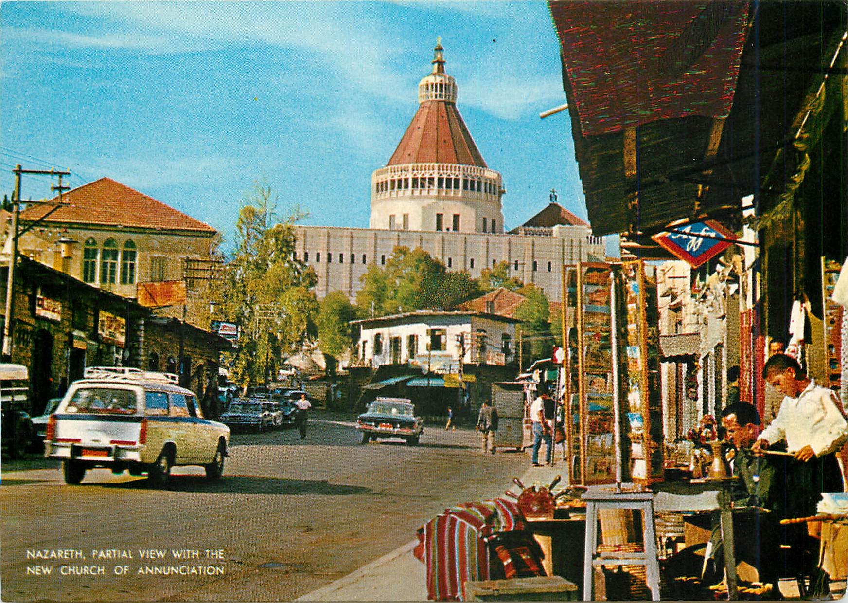 CPM Nazareth Partial View With the New church of annunciation