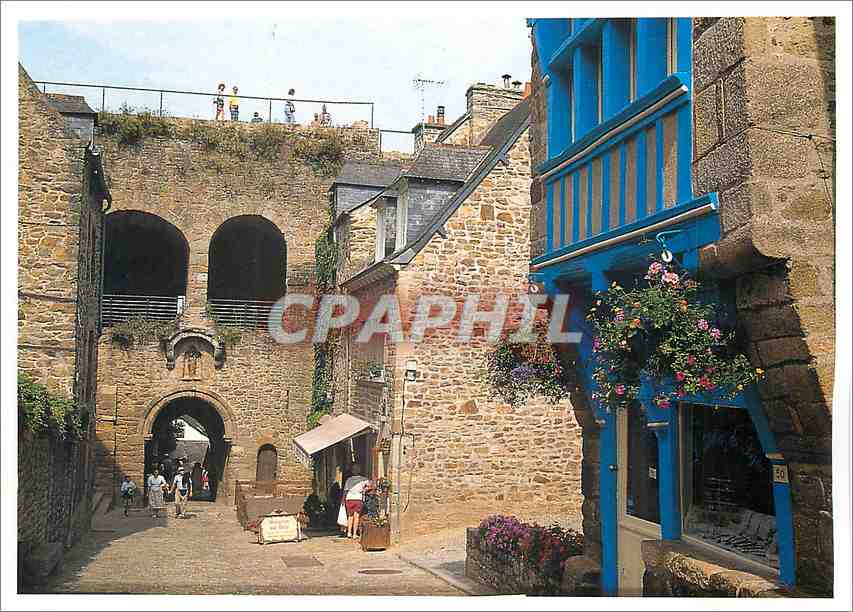 CPM Couleurs de Bretagne Dinan (Cotes d'Armor) La porte du Jerzual (XIV et XVe s)