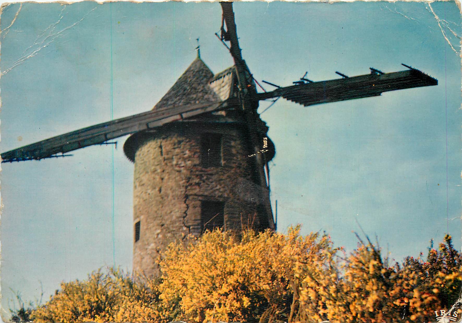 CPM Vieux Moulin dans la lande Bretonne
