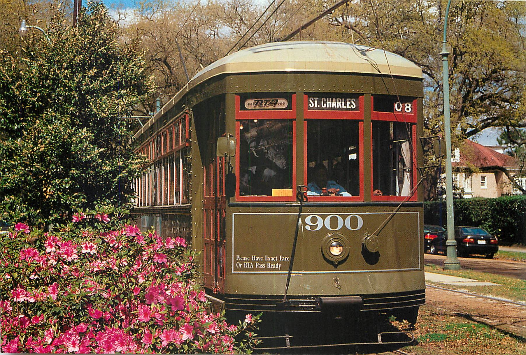 CPM New Orleans Streetcar Tramway St Charles
