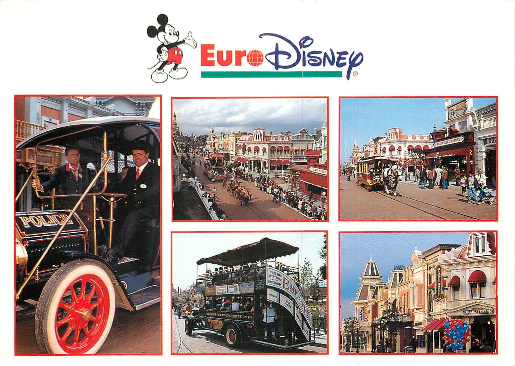 CPM Euro Main Street USA Eurodisney Mickey Mouse