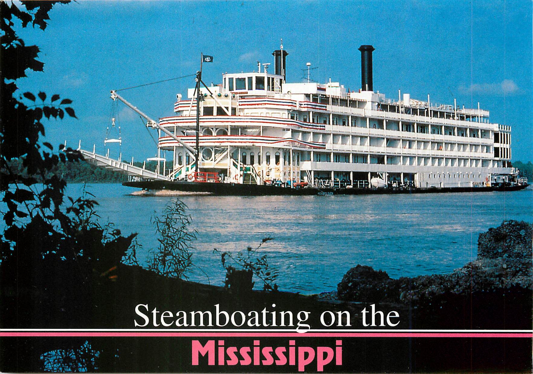CPM Steamboating on the Mississippi Bateau