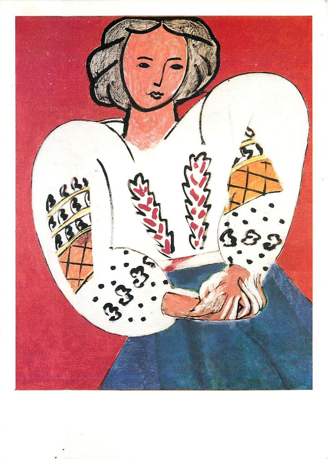 CPM Henri Matisse la blause roumaine 1940