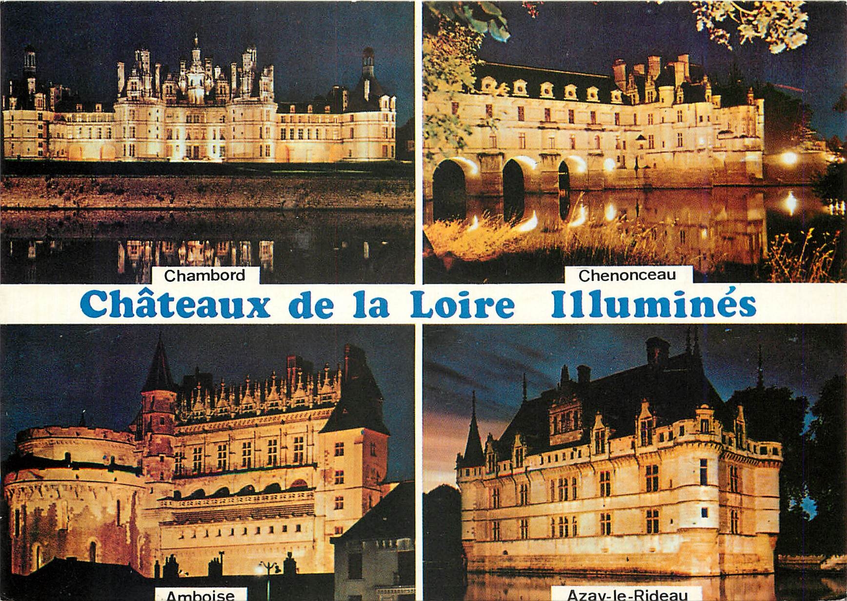 Châteaux de la Loire Illuminés — Chambord, Chenonceau, Amboise, Azay-le-Rideau — Artaud Frères, Nantes