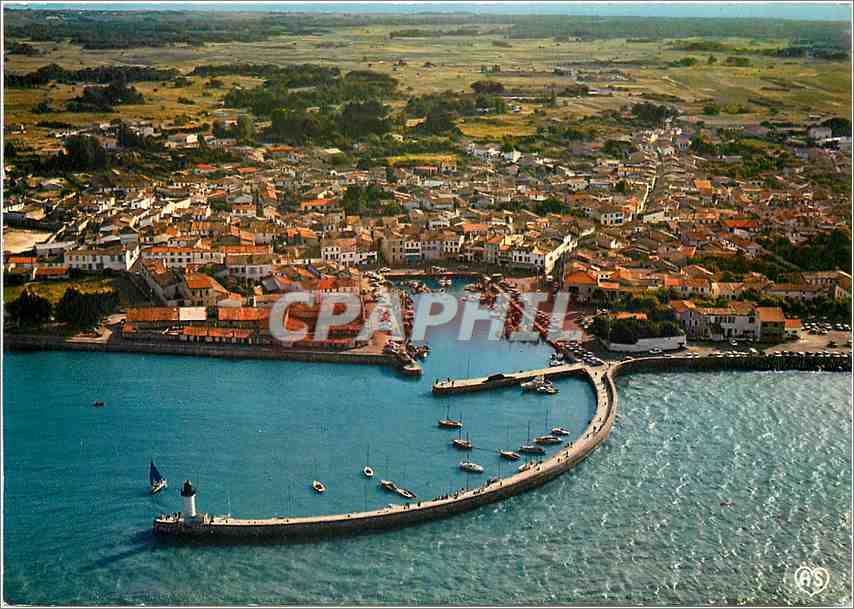 Île de Ré — Le port et vue d'ensemble — Artaud Frères, éditeurs
